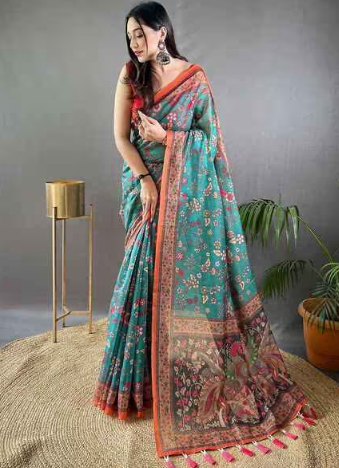INDIE PICKS Kalamkari Soft Cotton Saree